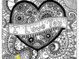 Cute I Love You Coloring Pages 335 Best Coloring Book Love Hearts Valentine S Day Mandalas