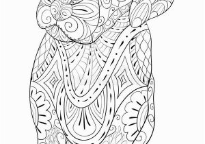 Cute Little Animal Coloring Pages Adult Coloring Page A Cute Little isolated Dog for Relaxing