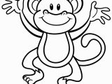 Cute Monkey Coloring Pages Monkey Coloring Pages for Preschoolers Luxury Printable Kids Cute