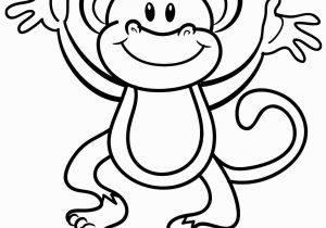 Cute Monkey Coloring Pages Monkey Coloring Pages for Preschoolers Luxury Printable Kids Cute