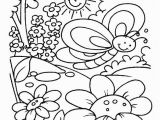 Cute Spring Flower Coloring Pages Spring Time Coloring Pages