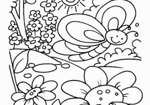 Cute Spring Flower Coloring Pages Spring Time Coloring Pages