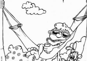Cute Summer Coloring Pages Coloring Page Hammock Coloring Pages