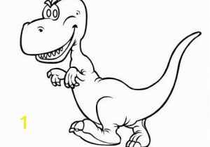 Cute T Rex Coloring Pages Printable Dinosaur Happy Face Tyrannosaurus Rex Coloring In Pages