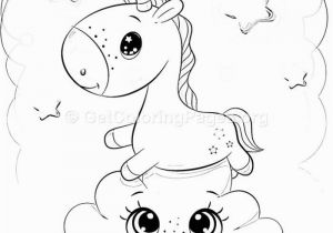 Cute Unicorn Coloring Page 11 Cute Cartoon Unicorn Coloring Pages