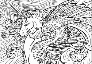 Cute Unicorn Coloring Pages for Adults Last Unicorn Hard Coloring Mythical E Horned Creature