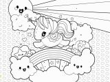 Cute Unicorn Coloring Pages for Adults Rainbow Unicorn Scene Coloring Page Download Free Vector