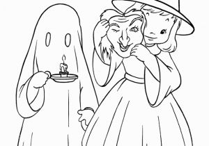 Cute Witch Coloring Pages Printable Halloween Coloring Book Pages
