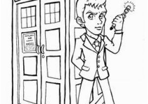 D is for Doctor Coloring Page Tenth Doctor Coloring Page Doctor who