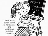 Daisy Girl Scout Coloring Pages the Law Respect Authority Coloring Page Girl Scouts