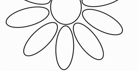 Daisy Petal Coloring Pages Daisy Petals B & W