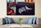 Dali Wall Murals Abstract Painting Salvador Dali Surrealism Canvas Art Wall Posters