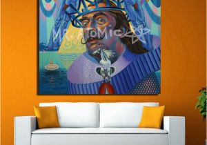 Dali Wall Murals Famous Celebrity Portraits Painting by Salvador Dali Wall