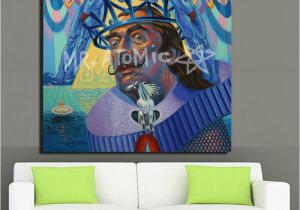 Dali Wall Murals Famous Celebrity Portraits Painting by Salvador Dali Wall