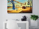 Dali Wall Murals Salvador Dali Absurdly Low Consumption the Polo Bluemotion Art