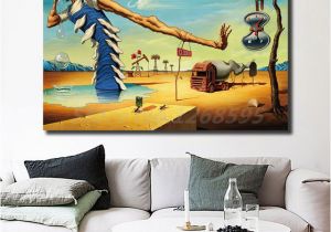 Dali Wall Murals Salvador Dali Absurdly Low Consumption the Polo Bluemotion Art