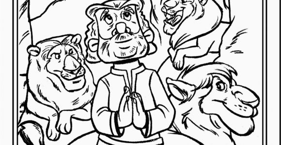 Daniel and the Lions Den Coloring Page Daniel and the Lions Den Coloring Pages