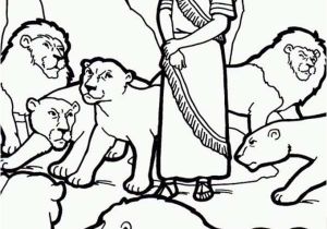 Daniel and the Lions Den Coloring Page Daniel and the Lions Den Picture Coloring Page Netart