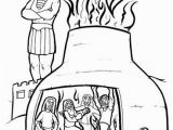 Daniel In the Fiery Furnace Coloring Pages Fiery Furnace Bible Story Coloring Pages