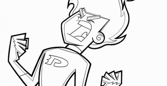 Danny Phantom Coloring Pages Danny Phantom American Superhero Coloring Pages