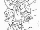 David and Goliath Coloring Page 20 Jonathan Und David Malvorlagen