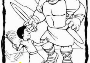 David and Goliath Coloring Pages with Story 111 Best David and Goliath Images