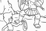 David and Goliath Printable Coloring Pages David and Goliath Coloring Page