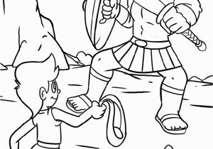 David and Goliath Printable Coloring Pages David and Goliath Coloring Page