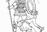 David and Goliath Printable Coloring Pages David and Goliath Fight Coloring Page