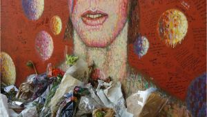 David Bowie Wall Mural Brixton Pin by Pääkki On David Bowie Memorial Wall In Brixton London