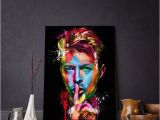 David Bowie Wall Mural Mayitr Rock Singer David Bowie Poster Canvas Print Painting Picture