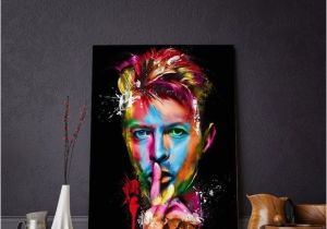 David Bowie Wall Mural Mayitr Rock Singer David Bowie Poster Canvas Print Painting Picture