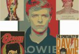 David Bowie Wall Mural Rock Singer David Bowie Poster Retro Rock Band Music Kraft Paper
