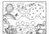 Day 6 Creation Coloring Page Creation Coloring Pages for Preschoolers