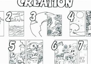 Day 6 Creation Coloring Page the Creation Coloring Pages for Children Creation Coloring Pages