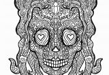 Day Of the Dead Skeleton Coloring Pages 49 Girl Sugar Skulls Coloring Pages Printable