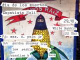 Day Of the Dead Wall Mural Dia De Los Muertos – Zapatista soli