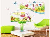 Daycare Wall Murals Rainbow Road Wall Stickers for Kids Rooms Daycare Wall Decorations
