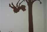 Daycare Wall Murals Silhouette Of Child Swinging In Church Nursery
