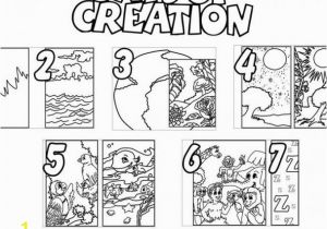 Days Of Creation Coloring Pages Days Creation Coloring Pages 1614