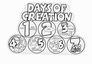Days Of Creation Coloring Pages Days Creation Coloring Pages Coloring Chrsistmas