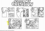 Days Of Creation Coloring Pages Days Creation Coloring Pages