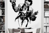 Dc Comics Wall Mural Us $10 26 Off Heath Ledger Joker Wall Sticker Ics Superhero Dc Marvel Vinyl Decal Home Interior Decoration Room Art Mural In Wall Stickers From