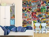 Dc Comics Wall Murals 1 Wall Wallpaper Mural Ics Batman Superman Wonder Woman the Flash