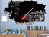 Death Star Wall Mural Cool Star Wars Boys Bedroom Decal Vinyl Wall Sticker Q046