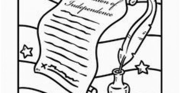 Declaration Of Independence Coloring Page 32 Best 4th Of July Images