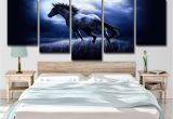 Decorative Wall Murals Prints 2019 Canvas Wall Art Hd Prints Living Room Running Steed In