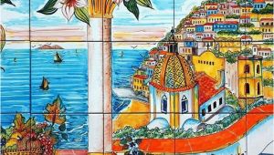 Decorative Wall Tiles Murals Ceramic Murals for Kitchen Backsplash Coast Of Positano