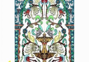 Decorative Wall Tiles Murals Golden Fountain Birds 6 Tile Ceramic Wall Mural Arts