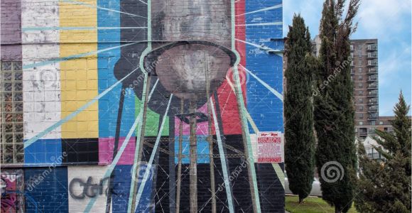 Deep Ellum Wall Murals Wall Art Mural In Deep Ellum Dallas Texas Editorial Image